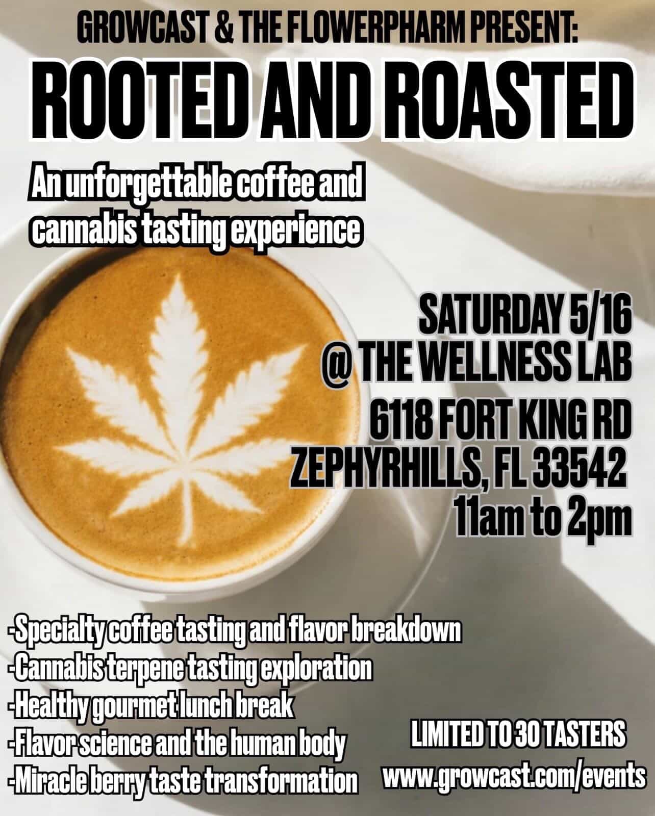 Rooted & Roasted: Coffee & Cannabis Tasting