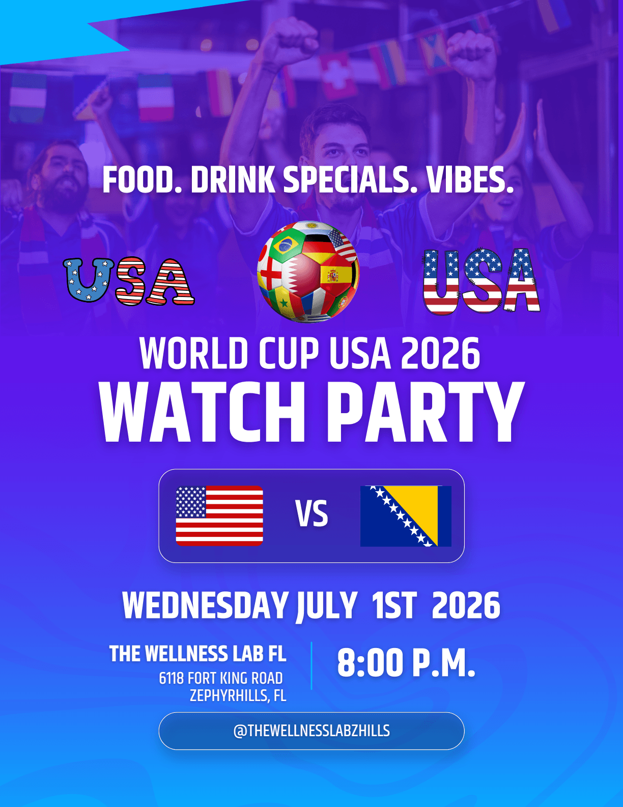 USA vs. Bosnia: World Cup Watch Party